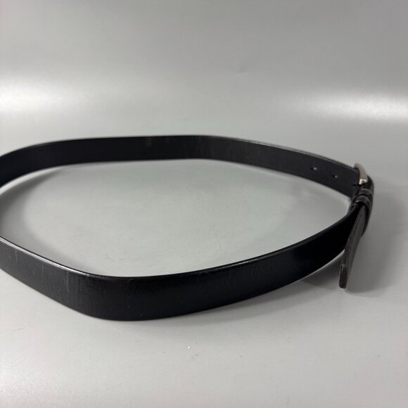 Brooks Brothers Mens Made in USA Genuine Leather Rectangular Buckle Belt, 36/90 main image 5